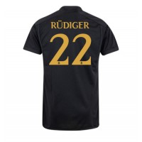 Fotballdrakt Herre Real Madrid Antonio Rudiger #22 Tredjedrakt 2023-24 Kortermet
